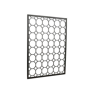 Organiseur noir avec 4 crochets inclus